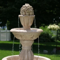 Sunnydaze Decor Sunnydaze 61"H Electric Polyresin And Fiberglass 3-Tier Cornucopia Outdoor Water Fountain -Furniture GUEST 8970e314 8f86 4cb4 b59a 6357237f5008