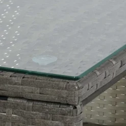 Sunnydaze Decor Sunnydaze Outdoor Longford Patio Sectional Sofa Conversation Set With Cushions And Table - 3pc -Furniture GUEST 8d4cddf3 93e6 47ab b20a 86fbf2f3a5f8