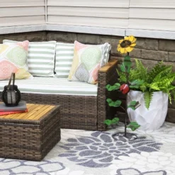 Sunnydaze Decor Sunnydaze Outdoor Metal Art Standing Sunflower With Ladybug Garden Decor- 34.25" -Furniture GUEST 9335ea9d 61fc 4ada b235 edd291a8d756