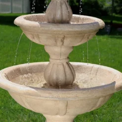 Sunnydaze Decor Sunnydaze 61"H Electric Polyresin And Fiberglass 3-Tier Cornucopia Outdoor Water Fountain -Furniture GUEST 94cff762 0b8e 4086 9a51 f3b8d04fc467