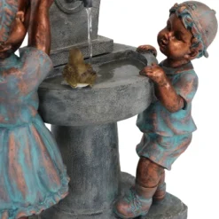Sunnydaze Decor Sunnydaze 30"H Electric Polyresin Boy And Girl At Bird Bath Outdoor Water Fountain 11 Sunnydaze Decor Sunnydaze 30"H Electric Polyresin Boy And Girl At Bird Bath Outdoor Water Fountain -Furniture GUEST 94e6ec5b 7c2b 4a7a b2d0 e1eb5a1866a2