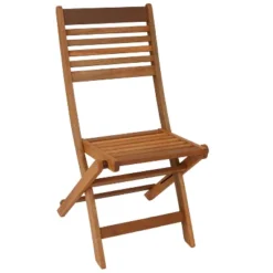 Sunnydaze Decor Sunnydaze Outdoor Meranti Wood With Teak Oil Finish Wooden Folding Patio Bistro Chairs Set - Brown - 2pk 15 Sunnydaze Decor Sunnydaze Outdoor Meranti Wood With Teak Oil Finish Wooden Folding Patio Bistro Chairs Set - Brown - 2pk -Furniture GUEST 96784fd2 7ce8 454b 830f a17a1d80ea14