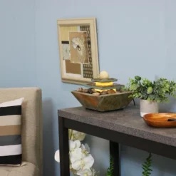 Sunnydaze Decor Sunnydaze Indoor Home Office Slate And Polished Stone Ball Tiered Tabletop Water Fountain With LED Light - 8" -Furniture GUEST 9780dbb8 de26 438f a44a e232c3c80837