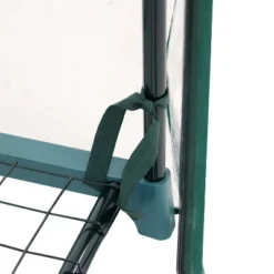 Sunnydaze Decor Sunnydaze Outdoor Portable Growing Rack 4-Tier Greenhouse With Roll-Up Door - 4 Shelves - Clear -Furniture GUEST 97ed9ab6 3bde 4d42 819c cb983a6fd11e