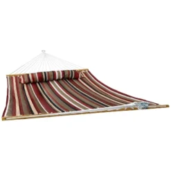 Sunnydaze Decor Sunnydaze Extra-Large 2-Person Quilted Outdoor Hammock With Spreader Bars - 450 Lb Capacity -Furniture GUEST 98edfb9c 0d3a 4d58 9bca 58ca32d3ddc5