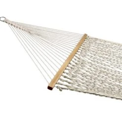 Sunnydaze Decor Sunnydaze Large Two-Person Double Wide 100% Cotton Rope Hammock With Spreader Bars For Patio And Backyard - 450 Lb Weight Capacity -Furniture GUEST 99afe79c 3838 46c9 8d8d ae1f0df9dd7a 1