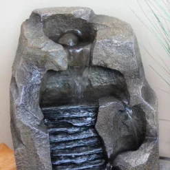 Sunnydaze Decor Sunnydaze Indoor Home Office Decorative Resin Stony Rock Waterfall Tabletop Water Fountain - 11" - Gray 12 Sunnydaze Decor Sunnydaze Indoor Home Office Decorative Resin Stony Rock Waterfall Tabletop Water Fountain - 11" - Gray -Furniture GUEST 9a493335 993d 47dd 9c6d 70bcb7855d54
