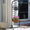 Sunnydaze Decor Sunnydaze Indoor/Outdoor Iron Construction Decorative Welcome Sign And Coco Grass Liner Hanging Basket Planter Stand - 48" H - Black 1 Sunnydaze Decor Sunnydaze Indoor/Outdoor Iron Construction Decorative Welcome Sign And Coco Grass Liner Hanging Basket Planter Stand - 48" H - Black -Furniture GUEST 9d1c0607 64a5 43b9 bf5f 5e3b53e36185