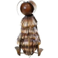 Sunnydaze Decor Sunnydaze Sitting Dog Rustic Metal Outdoor Yard Art Garden Statue - 14.5” - Brown -Furniture GUEST 9f941e62 6193 41a5 8fdc 92a761d26778