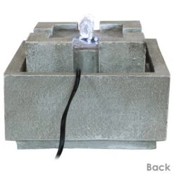 Sunnydaze Decor Sunnydaze Indoor Home Office Decorative Square Dynasty Bubbling Tabletop Water Fountain Feature - 7" -Furniture GUEST a23502e7 17e8 430c 871e bbc706d97763