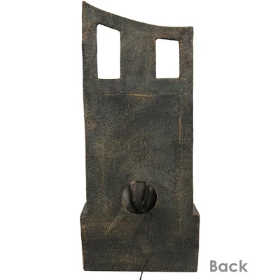 Sunnydaze Decor Sunnydaze 39"H Electric Polyresin And Fiberglass Modern Road Column Outdoor Water Fountain With LED Lights 10 Sunnydaze Decor Sunnydaze 39"H Electric Polyresin And Fiberglass Modern Road Column Outdoor Water Fountain With LED Lights - Image 8