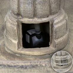 Sunnydaze Decor Sunnydaze 48"H Electric Fiberglass 3-Tier Outdoor Water Fountain -Furniture GUEST a4d81ba4 e527 4187 bab1 925f74240f95