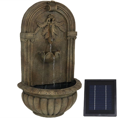 Sunnydaze Decor Sunnydaze Outdoor Florence Solar Wall Fountain With Battery Backup Feature - 27" 13 Sunnydaze Decor Sunnydaze Outdoor Florence Solar Wall Fountain With Battery Backup Feature - 27" - Image 11