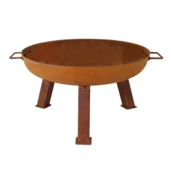 Sunnydaze Decor Sunnydaze Outdoor Camping Or Backyard Round Cast Iron Rustic Fire Pit Bowl With Handles -Furniture GUEST a592f703 094a 4c1b aa52 0c98376b7681