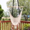 Sunnydaze Decor Sunnydaze Extra Large Lightweight Cotton/Nylon Rope Outdoor Mayan Hammock Chair - 330 Lb Weight Capacity - Natural -Furniture GUEST a8d39662 cc8f 4bb6 8e87 cc01646730e2