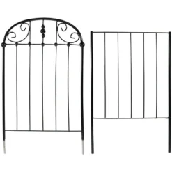 Sunnydaze Decor Sunnydaze Metal Wire Traditional Garden Trellis For Climbing Plants And Flowers - 32" H - Black - 2-Pack -Furniture GUEST aa8dd953 358e 4d51 a57d adb372894db3