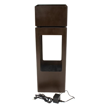 Sunnydaze Decor Sunnydaze 36" H Serene Showers Zinc Outdoor Water Fountain With Warm White LED Lights 11 Sunnydaze Decor Sunnydaze 36" H Serene Showers Zinc Outdoor Water Fountain With Warm White LED Lights - Image 9