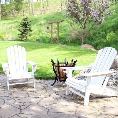 Sunnydaze Decor Sunnydaze Outdoor Lake Style Adirondack Chair With Cup Holder 3 Sunnydaze Decor Sunnydaze Outdoor Lake Style Adirondack Chair With Cup Holder