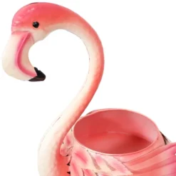 Sunnydaze Decor Sunnydaze Metal Pink Flamingo Outdoor Garden Statue With Flowerpot - 36" -Furniture GUEST ac6b0484 f99f 4119 a6f9 a3ccedab5130