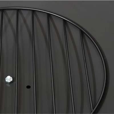 Sunnydaze Decor Sunnydaze Outdoor Camping Or Backyard Large Fire Pit Bowl With Spark Screen, Log Poker, And Metal Wood Grate - 30" - Bronze 7 Sunnydaze Decor Sunnydaze Outdoor Camping Or Backyard Large Fire Pit Bowl With Spark Screen, Log Poker, And Metal Wood Grate - 30" - Bronze - Image 5