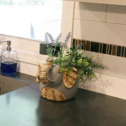 Sunnydaze Decor Sunnydaze Elsie The Elephant Planter Statue - Indoor/Outdoor Decorative Figurine - 8.5" -Furniture GUEST ad035c57 0d60 4cfb bc62 d2adff665192