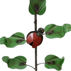 Sunnydaze Decor Sunnydaze Outdoor Metal Art Standing Sunflower With Ladybug Garden Decor- 34.25" -Furniture GUEST ad32cdbf ab05 4ebe afef 8ca91ba7b6fe