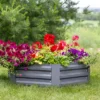 Sunnydaze Decor Sunnydaze Galvanized Steel Hexagon-Shaped Raised Garden Bed - Gray -Furniture GUEST ad3dd499 96ab 4aec 8096 b4426f4e1685