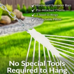 Sunnydaze Decor Sunnydaze Extra-Large 2-Person Quilted Outdoor Hammock With Spreader Bars - 450 Lb Capacity -Furniture GUEST ae272248 e11f 4a29 961b fb41a4b5855c