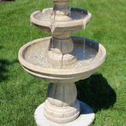 Sunnydaze Decor Sunnydaze 48"H Electric Fiberglass 3-Tier Outdoor Water Fountain -Furniture GUEST affd8a8a b6d3 4e07 83b8 4ca9efd35ef7