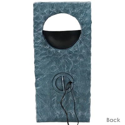Sunnydaze Decor Sunnydaze Peaceful Rain Electric Outdoor Water Fountain - 31.75" H - Gray And Black 9 Sunnydaze Decor Sunnydaze Peaceful Rain Electric Outdoor Water Fountain - 31.75" H - Gray And Black - Image 7