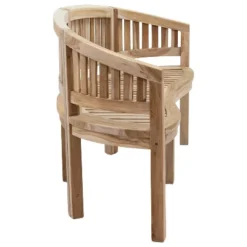 Sunnydaze Decor Sunnydaze 59" Solid Wooden Teak Outdoor Banana Bench With Curved Back 23 Sunnydaze Decor Sunnydaze 59" Solid Wooden Teak Outdoor Banana Bench With Curved Back -Furniture GUEST b381c222 412b 485e a9c9 74f0935d696d