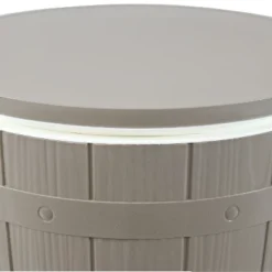 Sunnydaze Decor Sunnydaze Faux Wood Design Patio Bar Cooler Table With Height-Adjustable Tabletop - Driftwood 13 Sunnydaze Decor Sunnydaze Faux Wood Design Patio Bar Cooler Table With Height-Adjustable Tabletop - Driftwood -Furniture GUEST b52fdf0c 7df2 4e0f 9b5f 7d960601d2cb