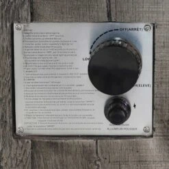 Sunnydaze Decor Sunnydaze Outdoor Smokeless Cast Stone Propane Gas Fire Pit Table With Weathered Wood Look - 24" Square X 25" H -Furniture GUEST b67286d9 d74e 4a2d 917b fb4946714f39