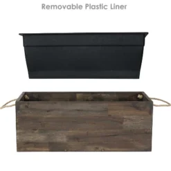 Sunnydaze Decor Sunnydaze Rectangle Decorative Indoor/Outdoor Flower And Succulent Planter Box With Handles - 20.75" W X 8.25" D X 7.75" H - Acacia Wood 12 Sunnydaze Decor Sunnydaze Rectangle Decorative Indoor/Outdoor Flower And Succulent Planter Box With Handles - 20.75" W X 8.25" D X 7.75" H - Acacia Wood -Furniture GUEST b7895ad4 f974 4305 8b84 3da2f874b0bc