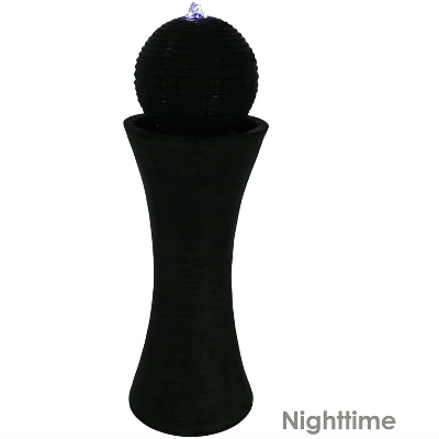 Sunnydaze Decor Sunnydaze Outdoor Polyresin Desert Spring Solar Powered Water Fountain With Battery Backup, Submersible Pump, And Panel - 30" 4 Sunnydaze Decor Sunnydaze Outdoor Polyresin Desert Spring Solar Powered Water Fountain With Battery Backup, Submersible Pump, And Panel - 30" - Image 2