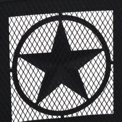 Sunnydaze Decor Sunnydaze Outdoor Portable Camping Or Backyard Steel Large All Star Fire Pit Bowl With Spark Screen And Cooking Grate - 30" - Black -Furniture GUEST b9050c76 d53b 4bd9 8c89 d4e483f01d76