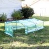 Sunnydaze Decor Sunnydaze Outdoor Portable Slanted Top Plant Shelter Mini Cloche Greenhouse With Zipper Doors - Green -Furniture GUEST b9d06f80 f310 41e2 a377 9e5d11734311