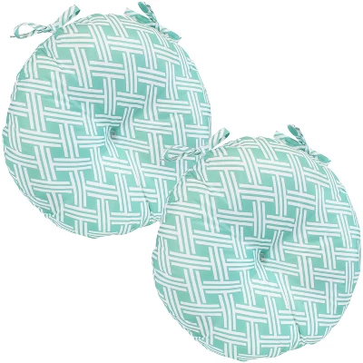 Sunnydaze Decor Sunnydaze Indoor/Outdoor Polyester Replacement Round Bistro Chair Seat Cushions - 15" - 2pk 10 Sunnydaze Decor Sunnydaze Indoor/Outdoor Polyester Replacement Round Bistro Chair Seat Cushions - 15" - 2pk - Image 8