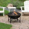 Sunnydaze Decor Sunnydaze Outdoor Camping Or Backyard Steel Contemporary Fire Pit Bowl With Handles And Spark Screen - 26" - Black 1 Sunnydaze Decor Sunnydaze Outdoor Camping Or Backyard Steel Contemporary Fire Pit Bowl With Handles And Spark Screen - 26" - Black -Furniture GUEST bd625e88 e4cb 49d4 8521 a7e8307d4eba