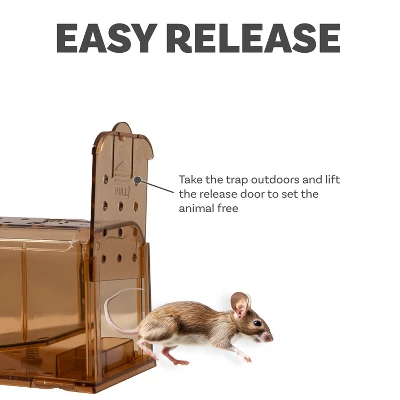 Sunnydaze Decor Sunnydaze Catch And Release Humane Mousetrap - 7.5" W X 2.75" D X 2.75" H - 4-Pack 12 Sunnydaze Decor Sunnydaze Catch And Release Humane Mousetrap - 7.5" W X 2.75" D X 2.75" H - 4-Pack - Image 10