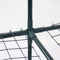 Sunnydaze Decor Sunnydaze Outdoor Portable Growing Rack Grandeur Mini Walk-In Greenhouse With Roll-Up Door - 4 Shelves - Clear -Furniture GUEST bee60865 7b9a 4a18 a293 e16d8e34ccd0