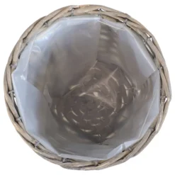 Sunnydaze Decor Sunnydaze Indoor Poplar Wicker Planters With Plastic Liners - Gray - Set Of 5 15 Sunnydaze Decor Sunnydaze Indoor Poplar Wicker Planters With Plastic Liners - Gray - Set Of 5 -Furniture GUEST bef6f033 a0db 460b b248 ead5e9e9feab