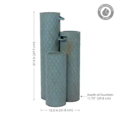 Sunnydaze Decor Sunnydaze Moroccan Trellis 3-Column Modern Outdoor Water Fountain - 27.5" 20 Sunnydaze Decor Sunnydaze Moroccan Trellis 3-Column Modern Outdoor Water Fountain - 27.5" -Furniture GUEST bf8cc175 ca41 48e2 ad1e 0fd1ad7c8c39