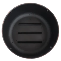 Sunnydaze Decor Sunnydaze Heavy-Duty Steel Cauldron Fire Pit With Spark Screen And PVC Protective Cover - 28.5-Inch Round - Brushed Bronze -Furniture GUEST c02723f3 57e5 4fbc b7fa 02cc744308d3