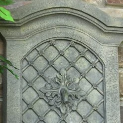 Sunnydaze Decor Sunnydaze 31"H Electric Polystone Rosette Leaf Outdoor Wall-Mount Water Fountain -Furniture GUEST c1daba80 c351 4f49 9192 f818972f9885