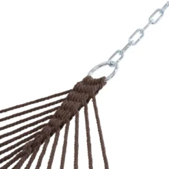 Sunnydaze Decor Sunnydaze Large Two-Person Double Wide Rope Hammock With Spreader Bars For Patio And Backyard - 450 Lb Weight Capacity -Furniture GUEST c20d8acf aea7 4c0e 935d 8fbaad2e750f