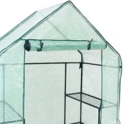 Sunnydaze Decor Sunnydaze Outdoor Portable Tiered Growing Rack Deluxe Walk-In Greenhouse With Roll-Up Door - 4 Shelves - Green 14 Sunnydaze Decor Sunnydaze Outdoor Portable Tiered Growing Rack Deluxe Walk-In Greenhouse With Roll-Up Door - 4 Shelves - Green -Furniture GUEST c4338a25 d1eb 4ea3 8410 bf469273cff4
