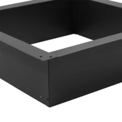 Sunnydaze Decor Sunnydaze Outdoor Heavy-Duty Steel Portable Above Ground Or In-Ground Square Fire Pit Liner Ring - Black -Furniture GUEST c6bc3cb9 9249 479e 9244 40f2f3741479