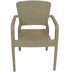 Sunnydaze Decor Sunnydaze Faux Wicker Rattan Design Plastic All-Weather Commercial-Grade Segonia Indoor/Outdoor Patio Dining Arm Chair 14 Sunnydaze Decor Sunnydaze Faux Wicker Rattan Design Plastic All-Weather Commercial-Grade Segonia Indoor/Outdoor Patio Dining Arm Chair -Furniture GUEST c7d2bbe1 56eb 47bc ad02 e820ee66cfb3
