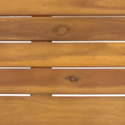 Sunnydaze Decor Sunnydaze Outdoor Acacia Wood And Faux Wicker Resin Patio Dining Table - 31.5" - Brown And Black -Furniture GUEST c85c3d4d 32f3 49db 80e2 66407a891db2